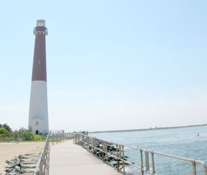 far view of lighthouse